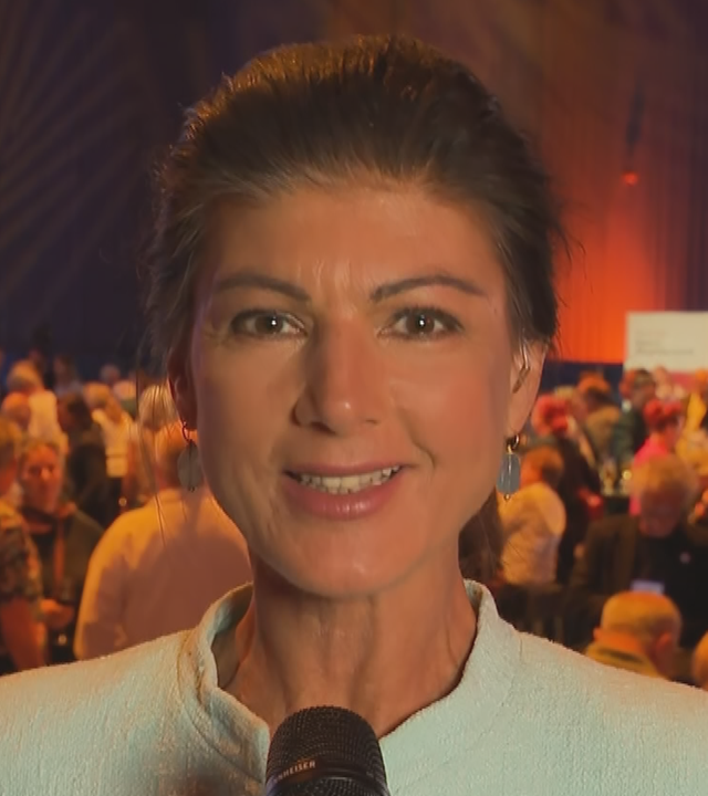 Sahra Wagenknecht im ZDF zur Europwahl 2024