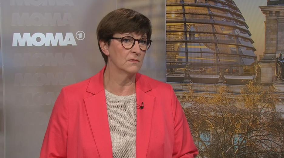 Die SPD-Vorsitzende Saskia Esken im ARD-Morgenmagazin.