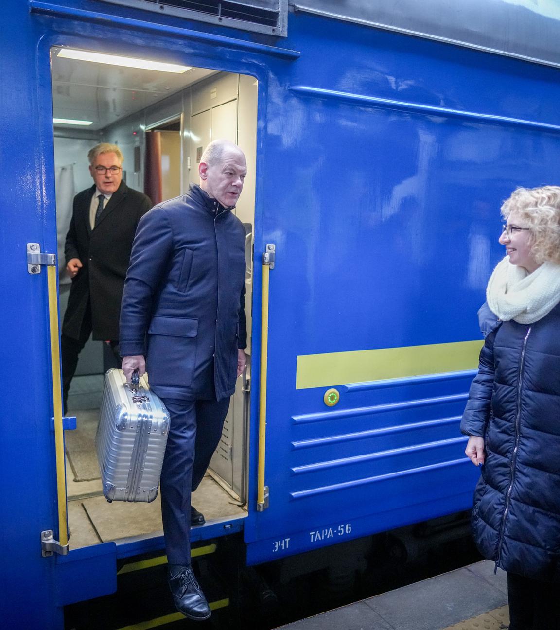 Bundeskanzler Scholz besucht die Ukraine