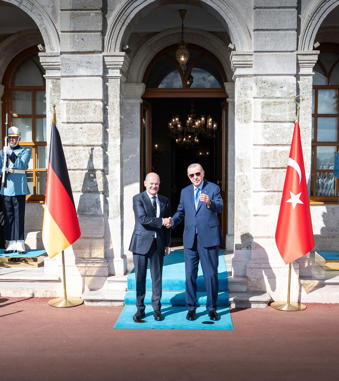 Scholz und Erdogan in Istanbul / dpa