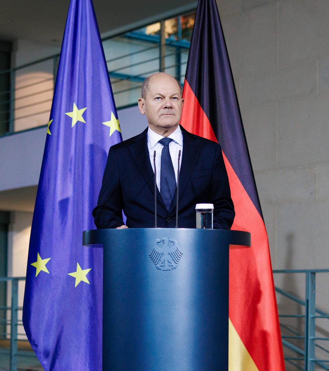 Olaf Scholz hält Rede zur Vertrauensfrage im Bundestag