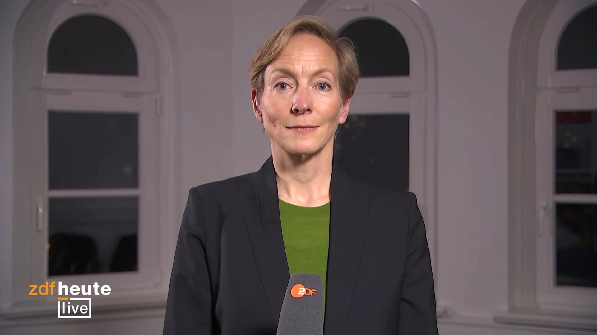 Ursula Schroeder bei ZDFheute live