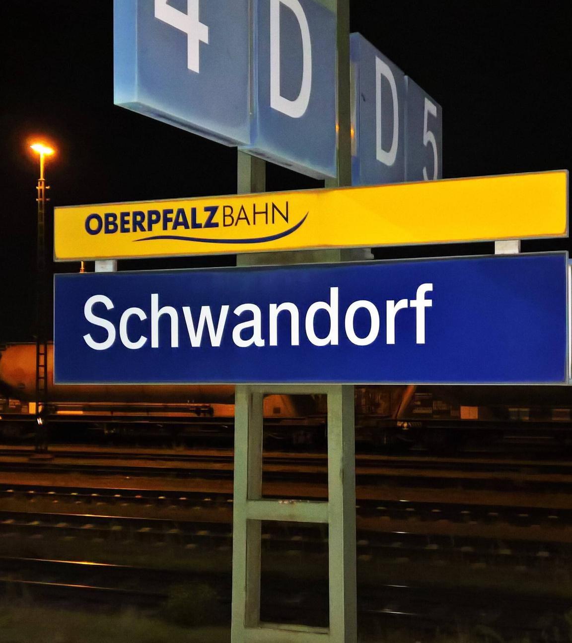 Bahnhof in Schwandorf 