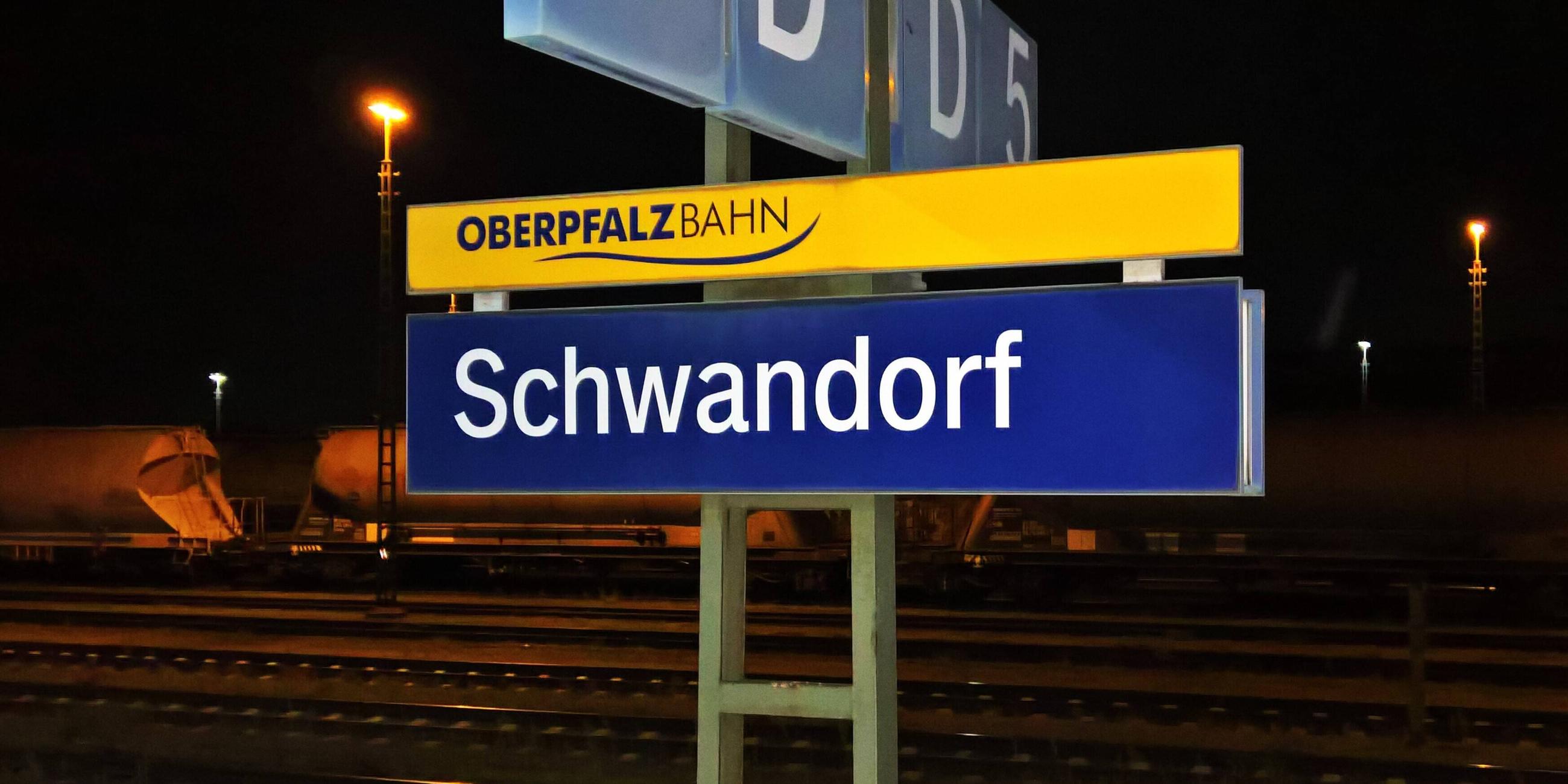 Bahnhof in Schwandorf 