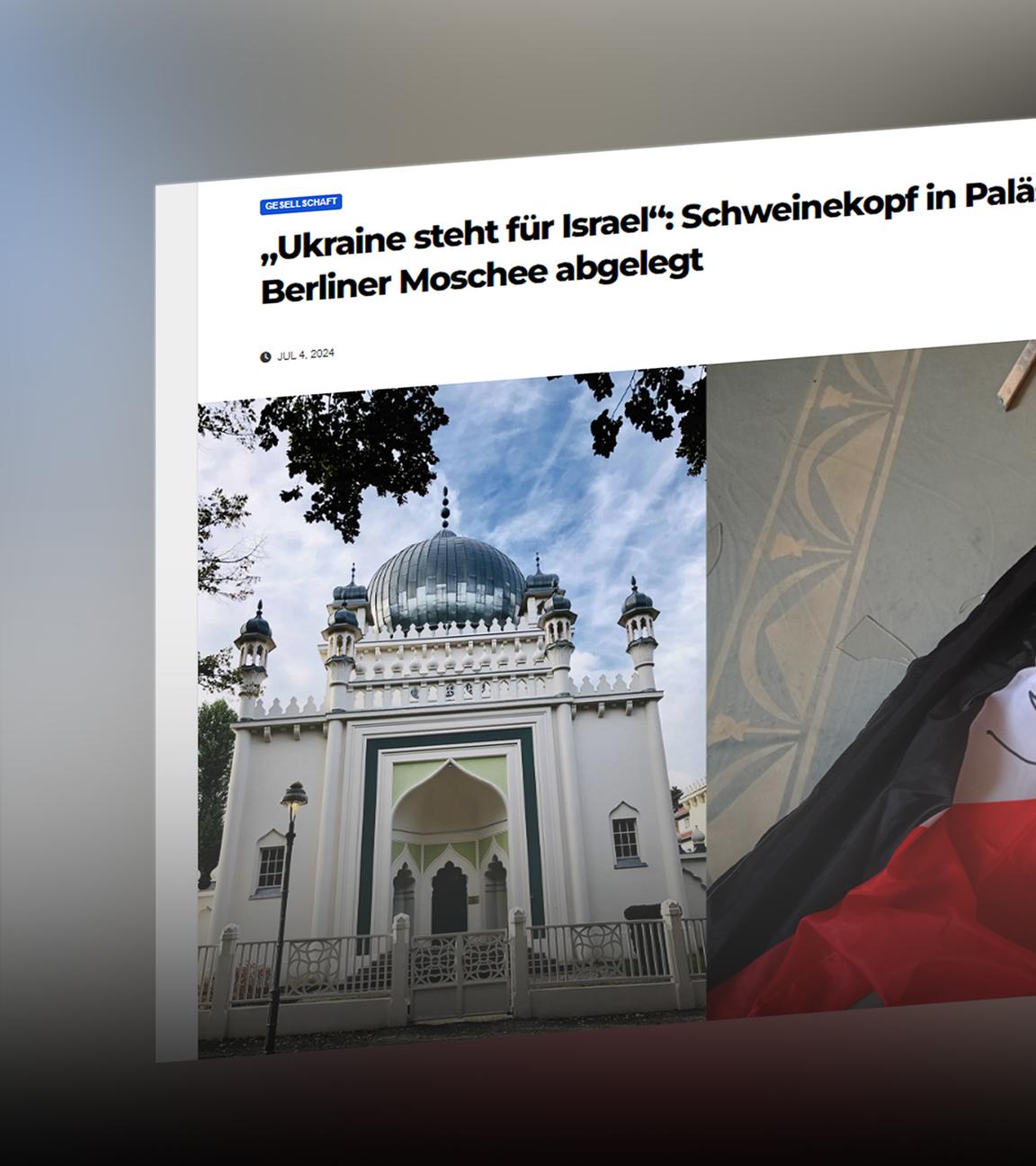 Screenshot Fake-News-Seite "berliner-wochenzeitung.de"