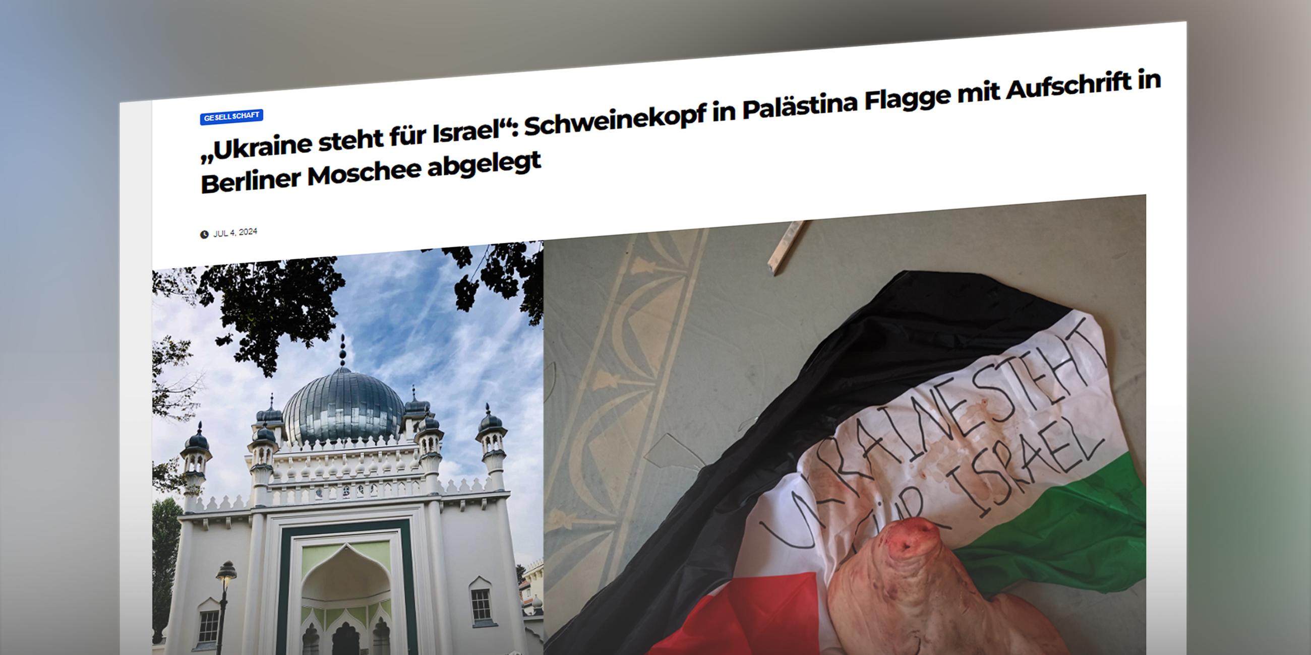 Screenshot Fake-News-Seite "berliner-wochenzeitung.de"