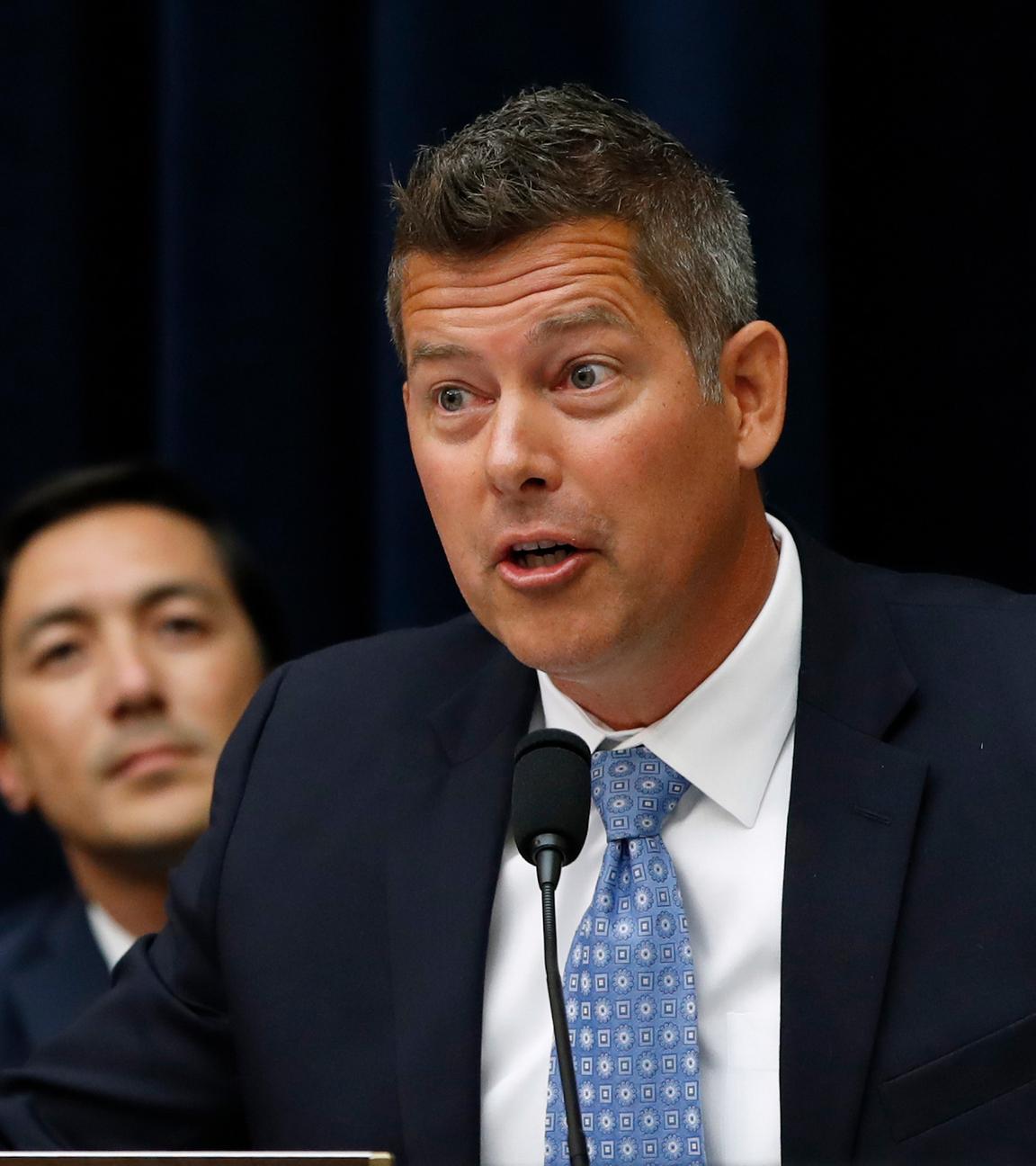 Der Abgeordnete Sean Duffy, Republikaner aus Wisconsin, spricht während einer Anhörung am 18. Juli 2018 auf dem Capitol Hill in Washington. 