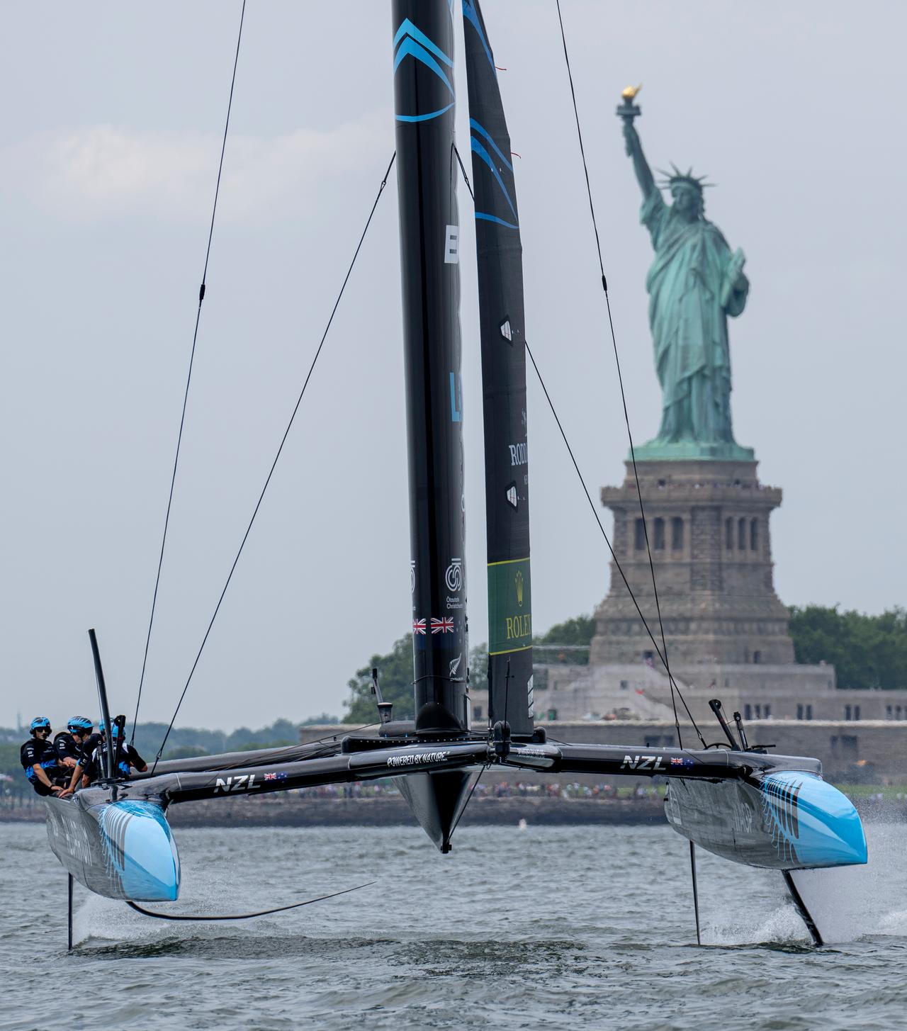 F50 Katamaran beim SailGP in New York