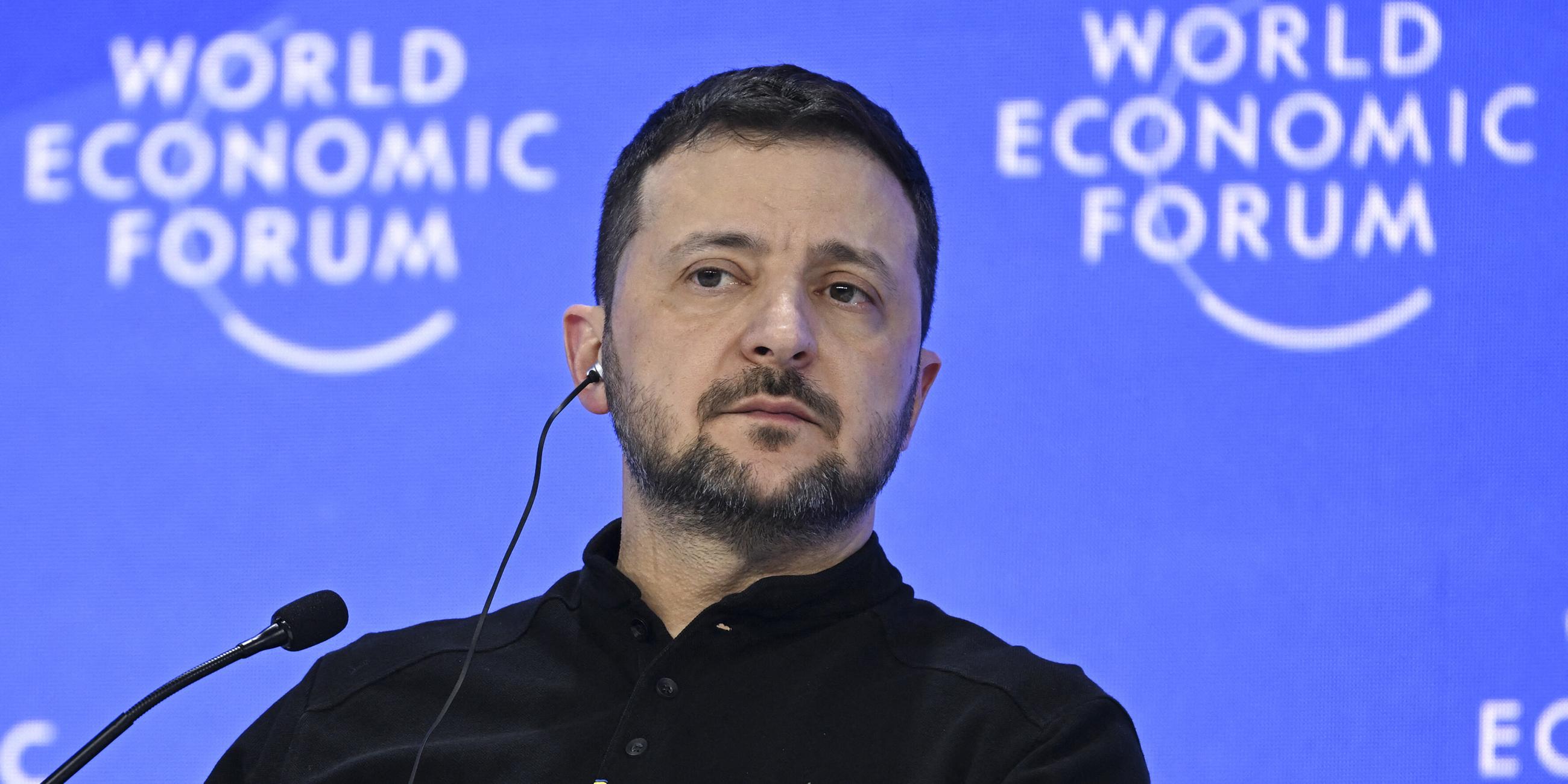 Wolodymyr Selenskyj in Davos beim Weltwirtschaftforum