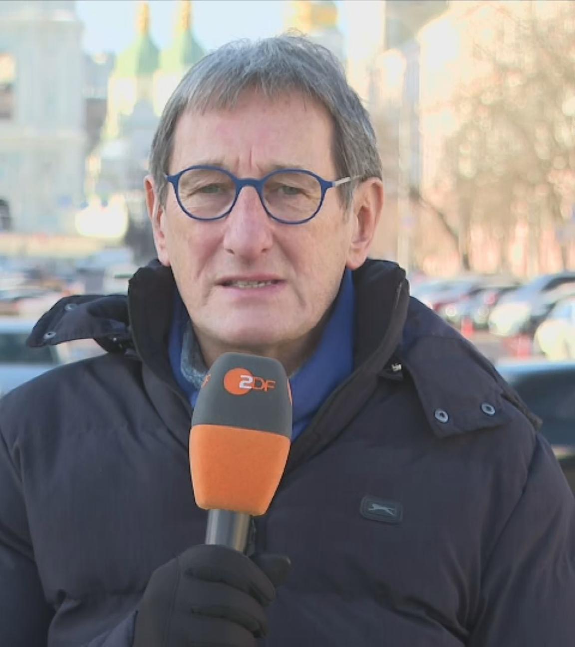 ZDF-Reporter Luc Walpot aus Kiew