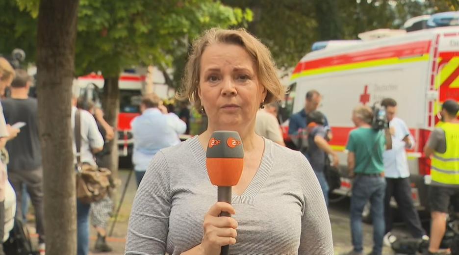 ZDF-Reporterin Marion Geiger in Kröv