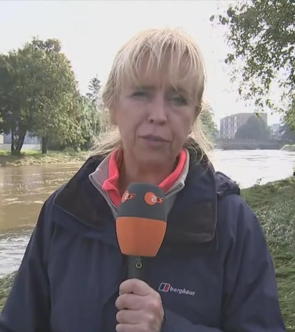 ZDF-Reporterin Britta Hilpert aus Tschechien