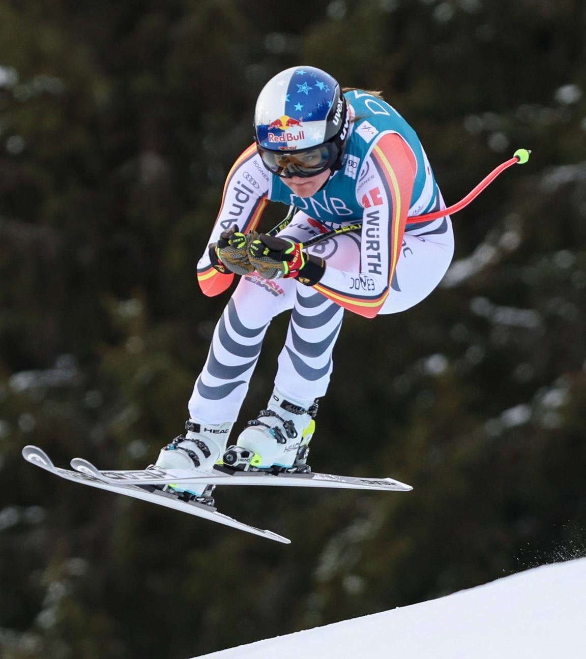 Skirennläuferin Emma Aicher gewinnt das Abfahtsrennen in Kvitfjell