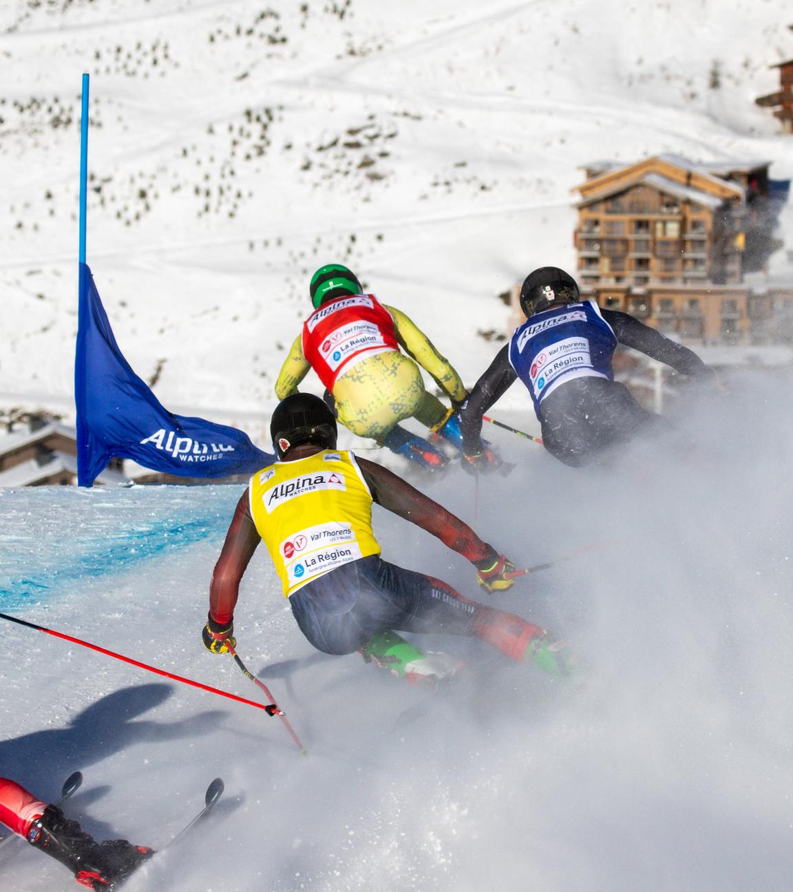 Skicross-Weltcup in Val Thorens mit Florian Wilmsmann