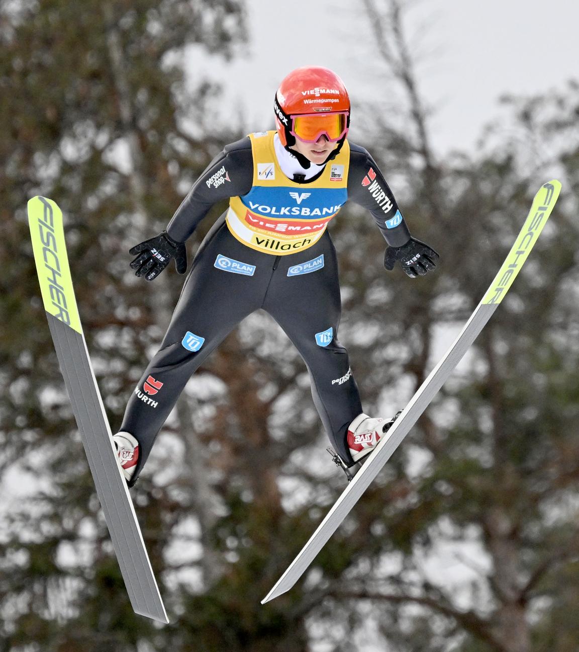 Skispringen: Katharina Schmid.