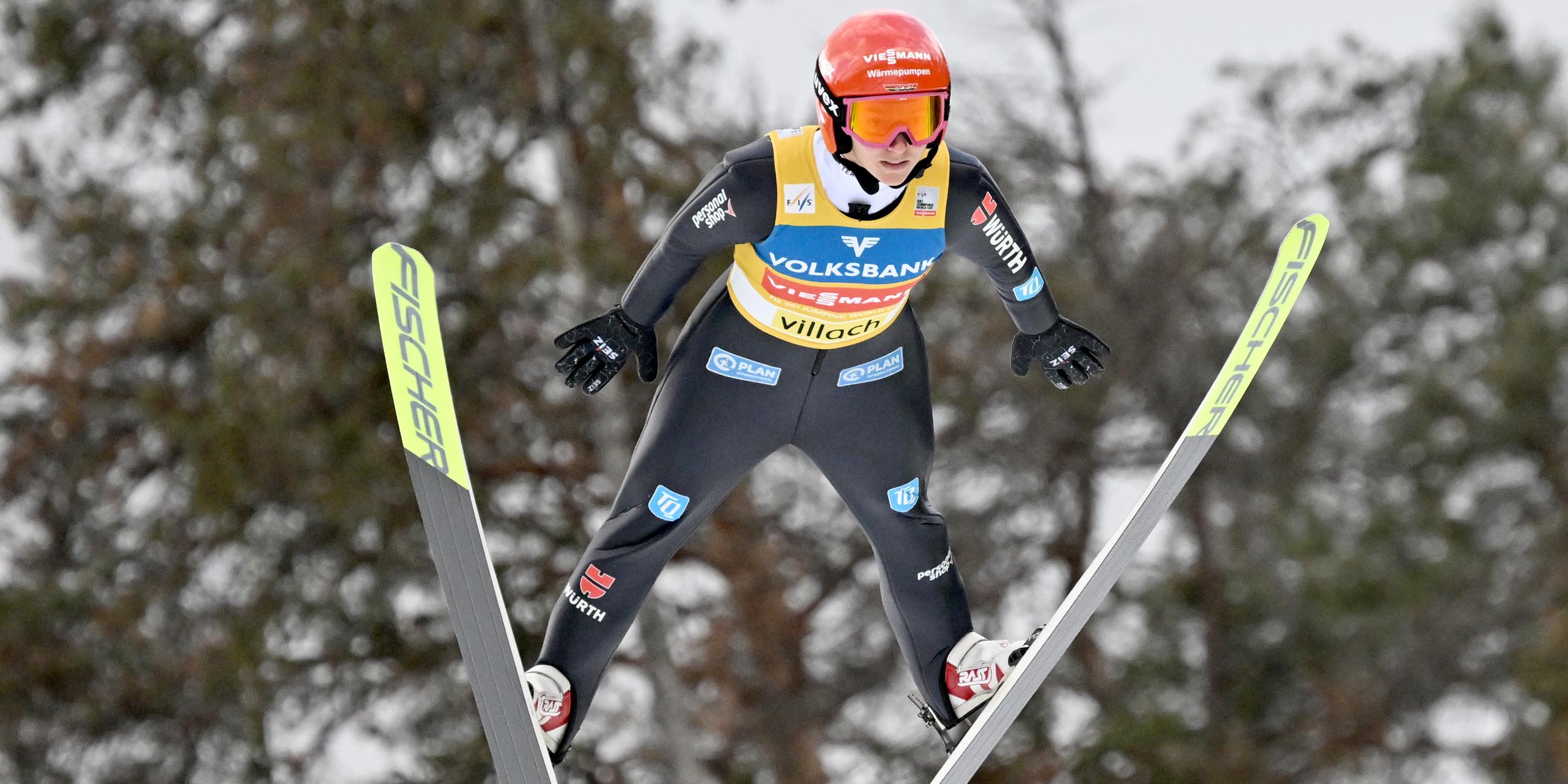 Skispringen: Katharina Schmid.