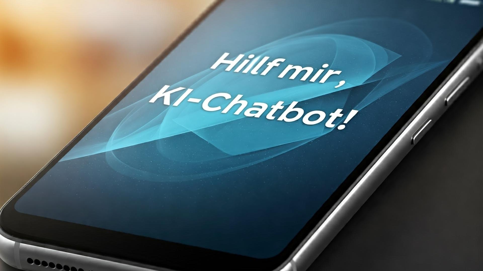 Smartphone: "Hilf mir, KI-Chatbot"