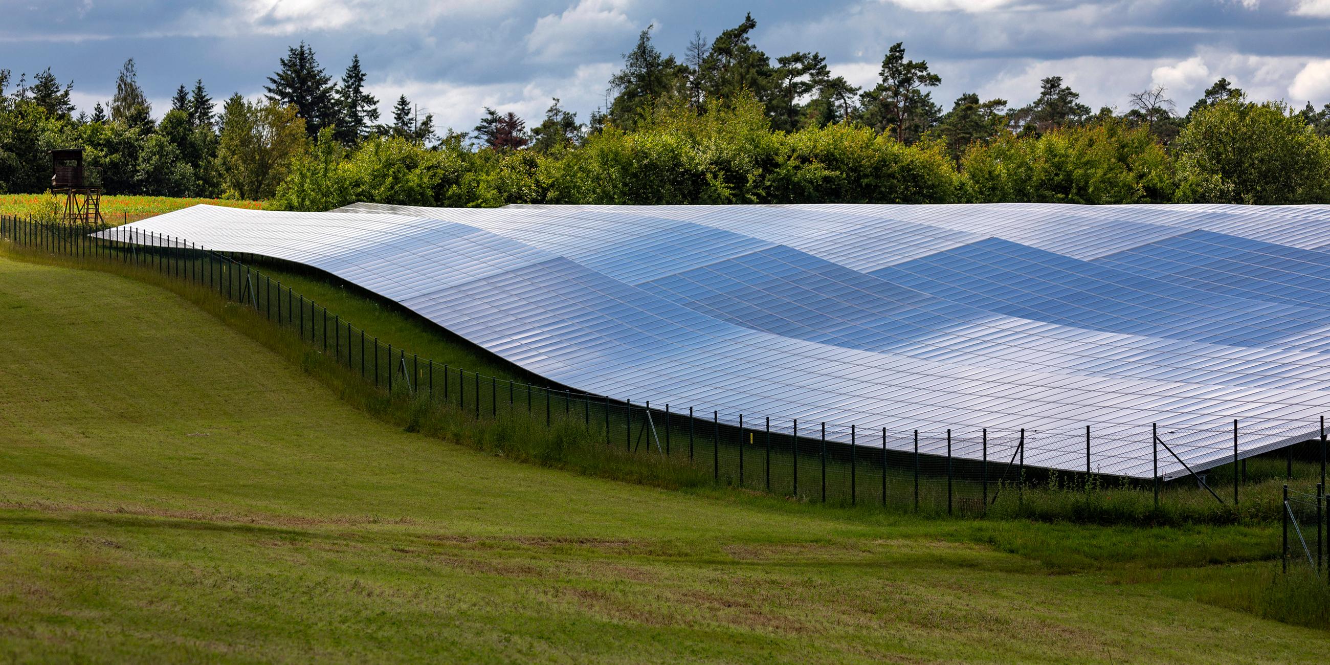 Solarpark im Steigerwald