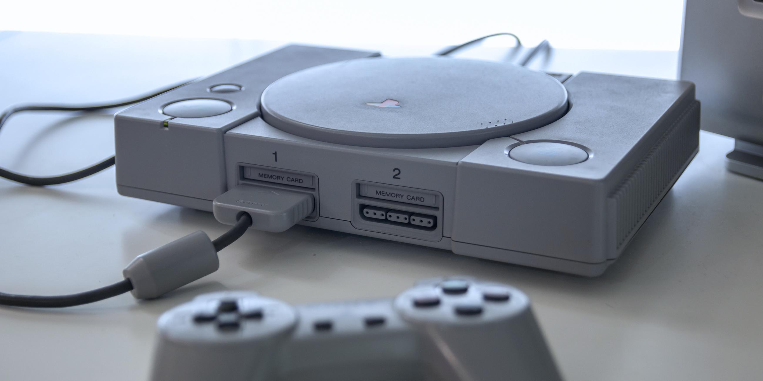 Eine Sony Playstation One von 1994