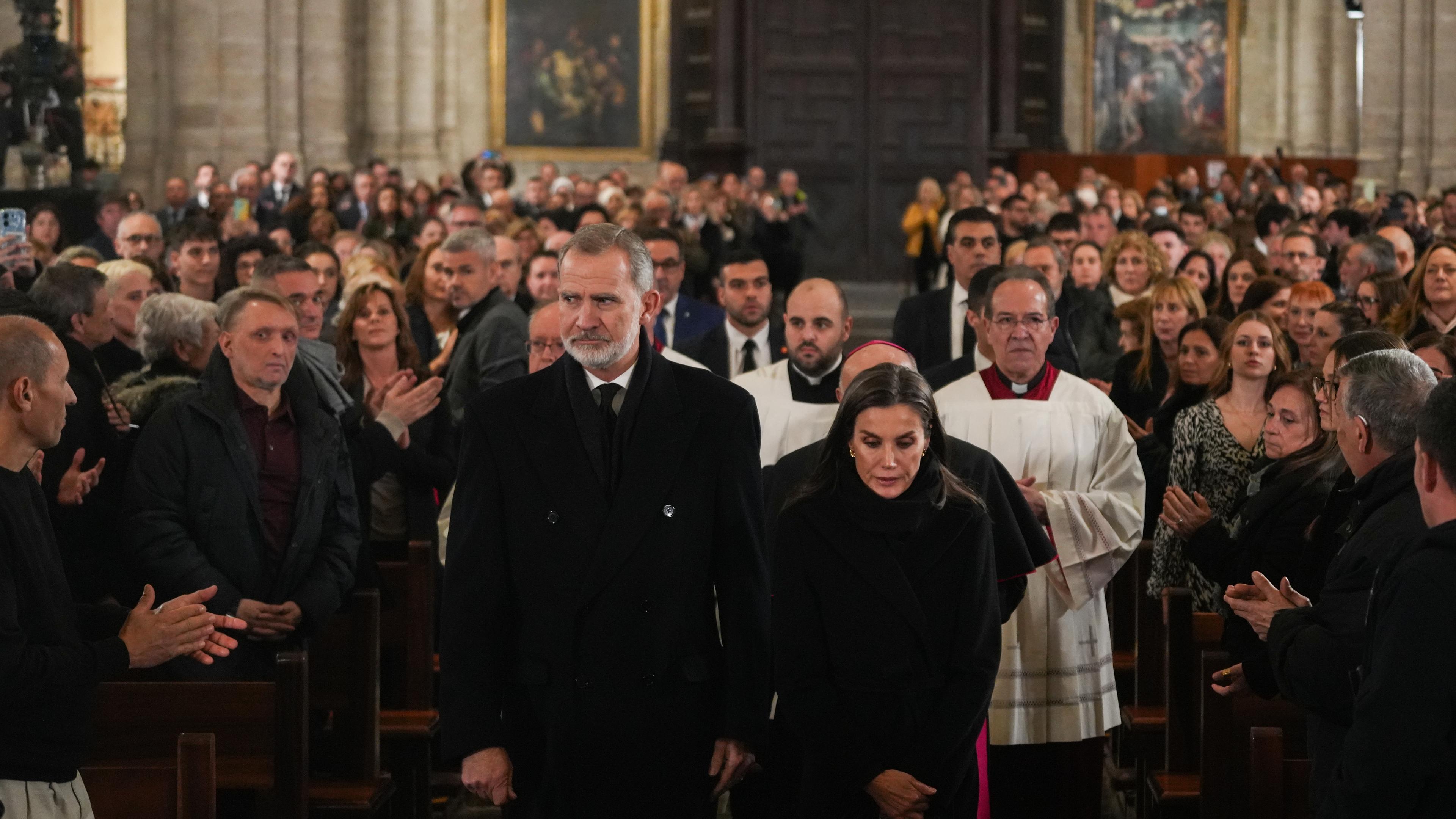 Trauergottesdienst in Valencia mit Königspaar