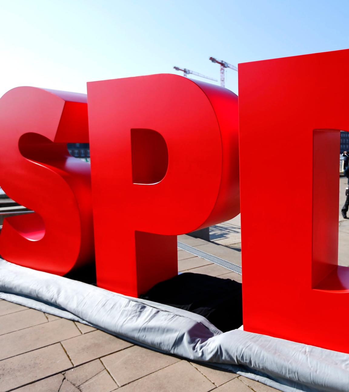 SPD-Schriftzug