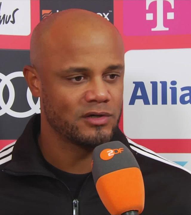 FC Bayern Trainer Vincent Kompany im Gespräch mit dem ZDF.