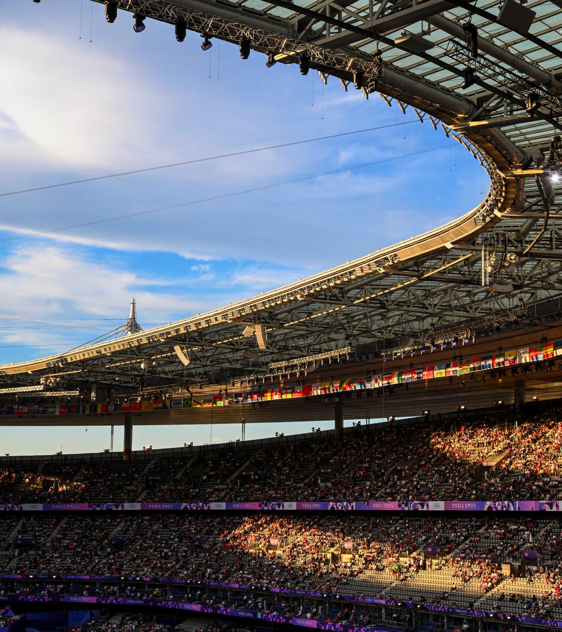 Stade de France am 11.08.24.