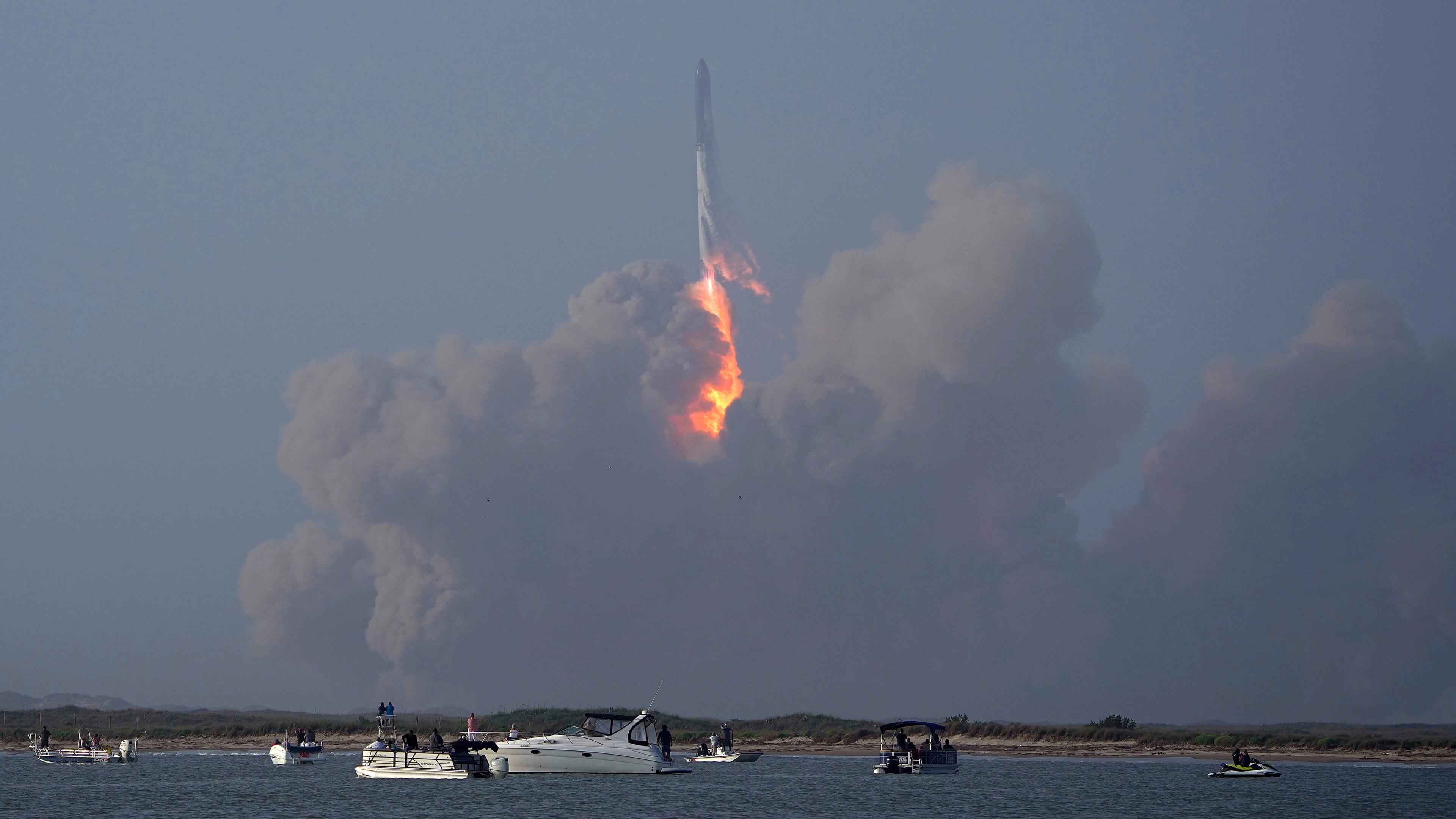 SpaceX-"Starship"- Explosion am 20.04.2023 in Boca Chica 2023