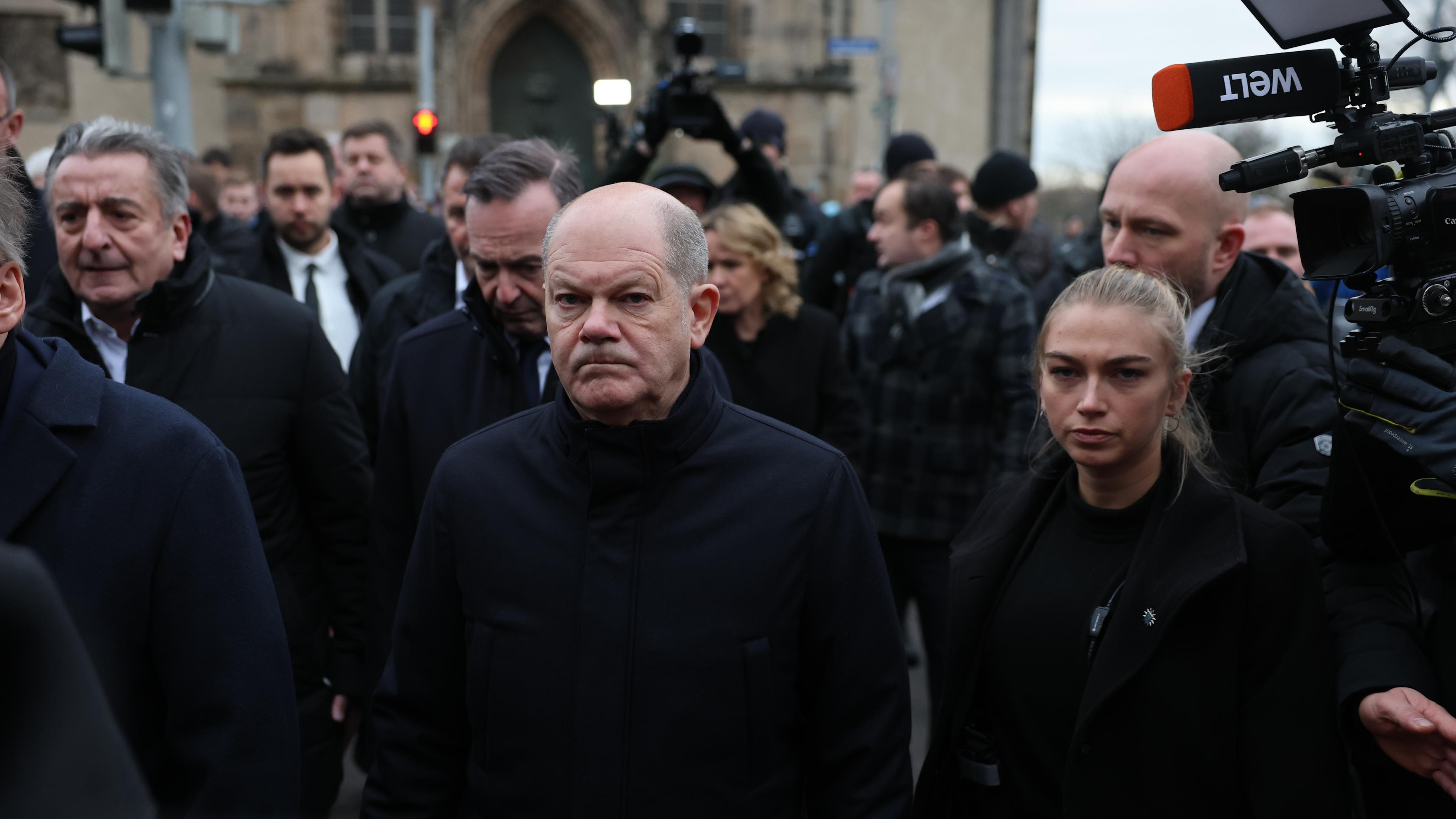 Statement Scholz bei ZDFheute live