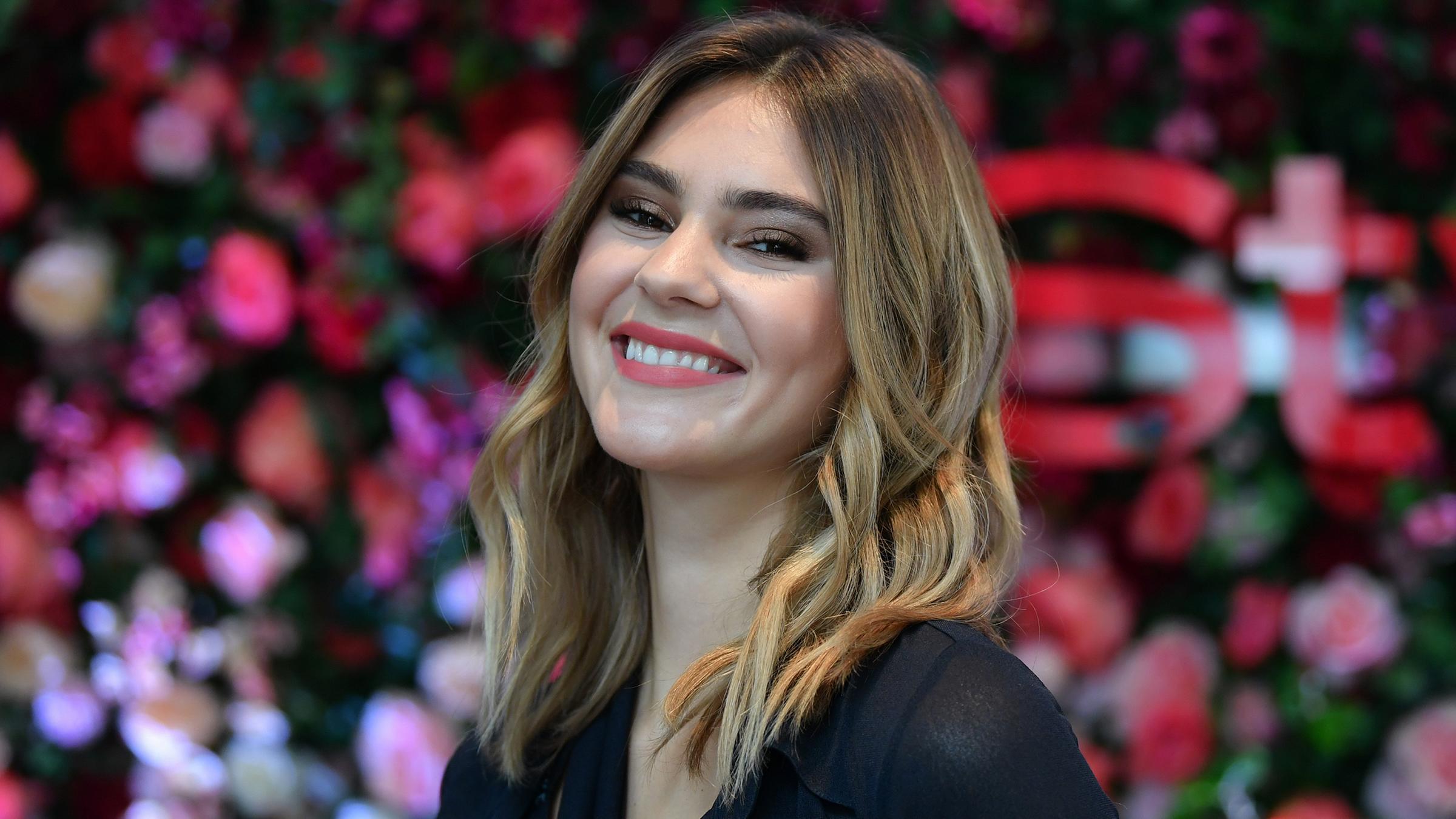 Stefanie Giesinger mit einem Lächeln.