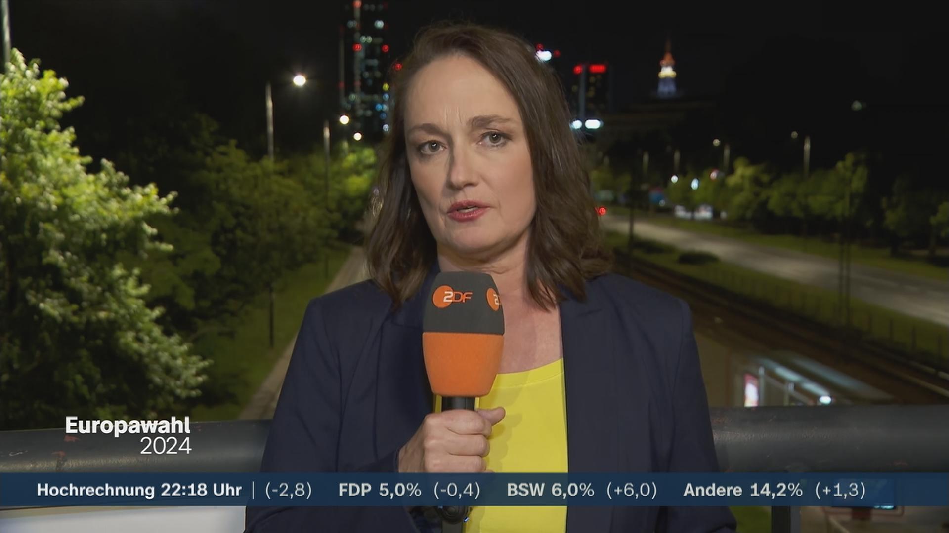 ZDF-korrespondentin Nathalie Steger in Polen zur Europawahl 2024