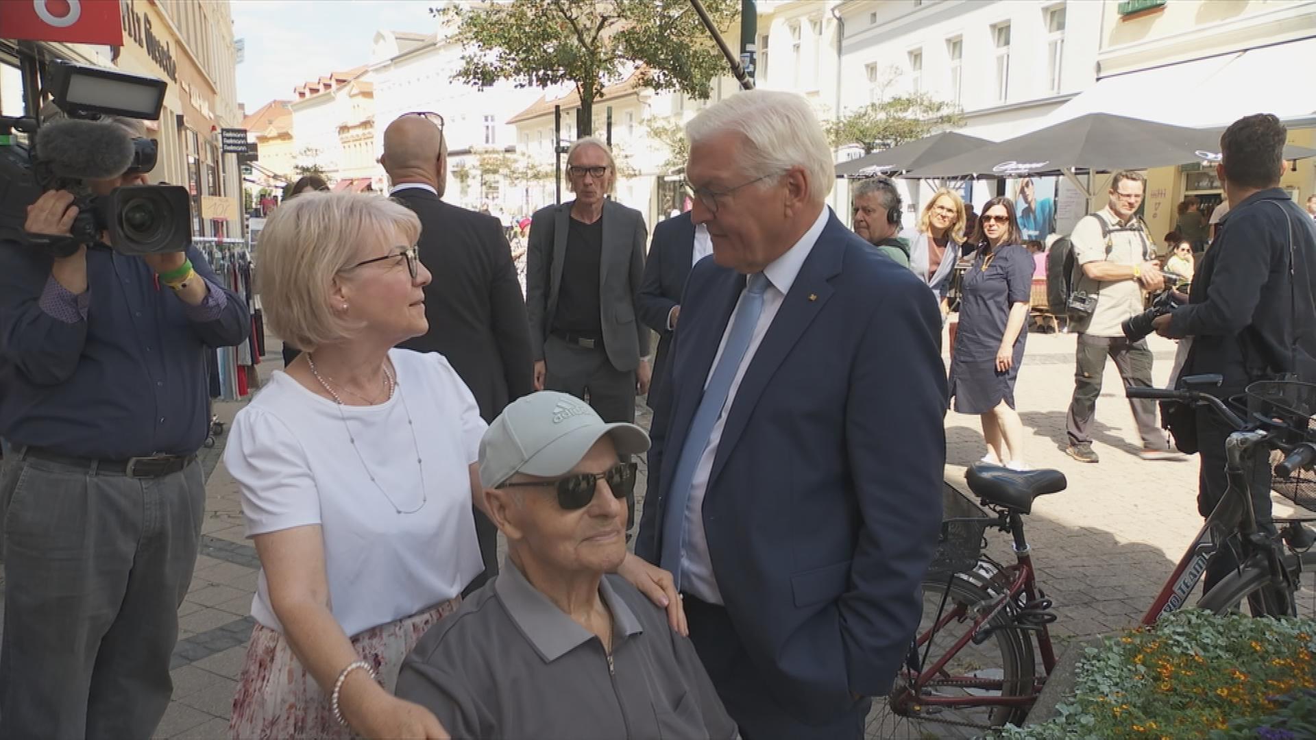 Frank-Walter Steinmeier in Stendal