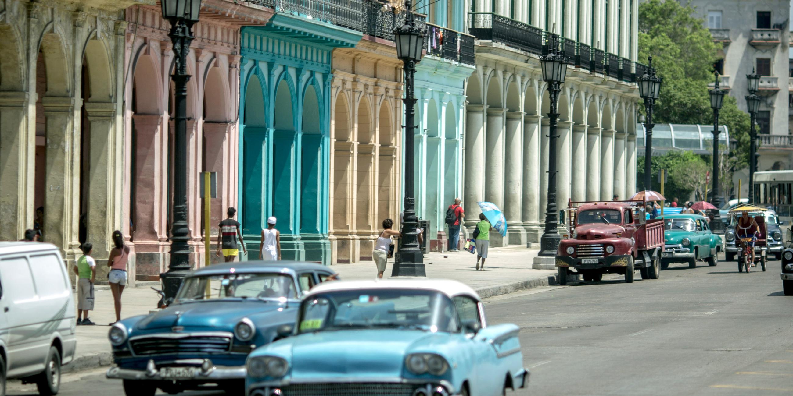 Symbolbild: Straßenszene in Havanna, Kuba