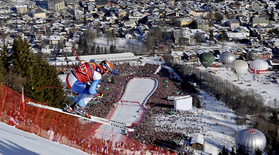 Didier Cuce beim Hahnenkammrennen