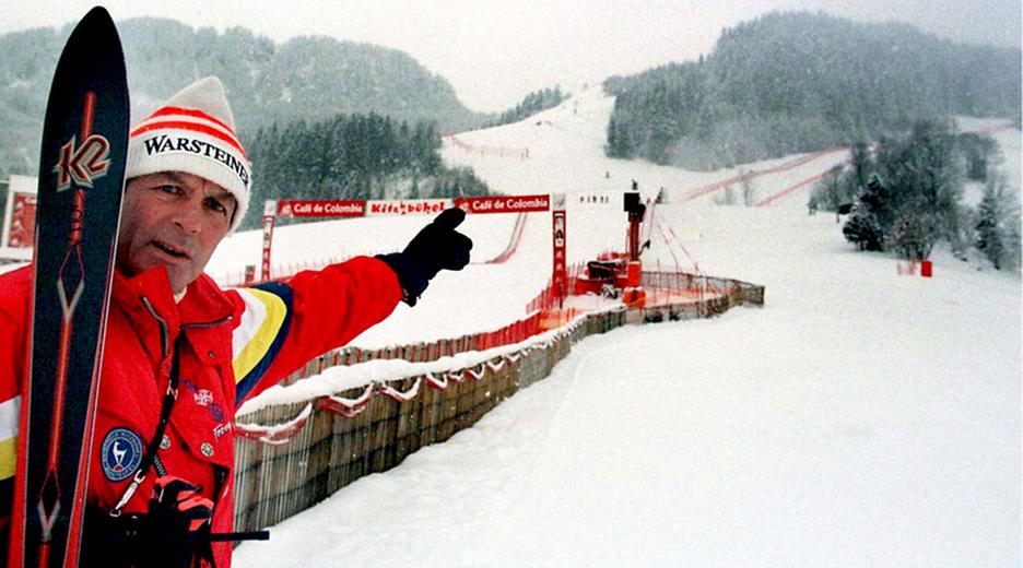 Toni Sailer am Hahnenkamm