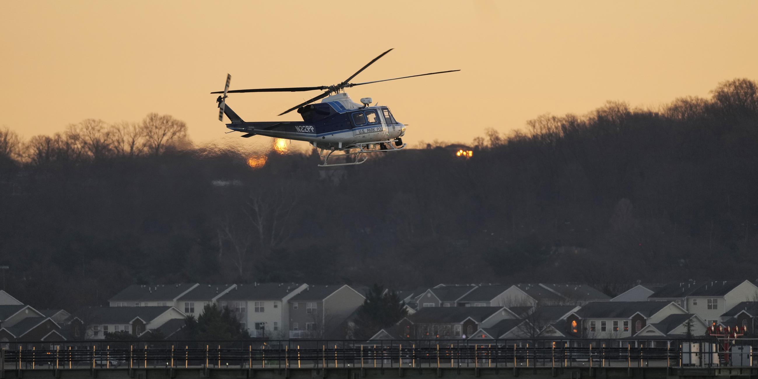 Suchaktion mit Helikopter