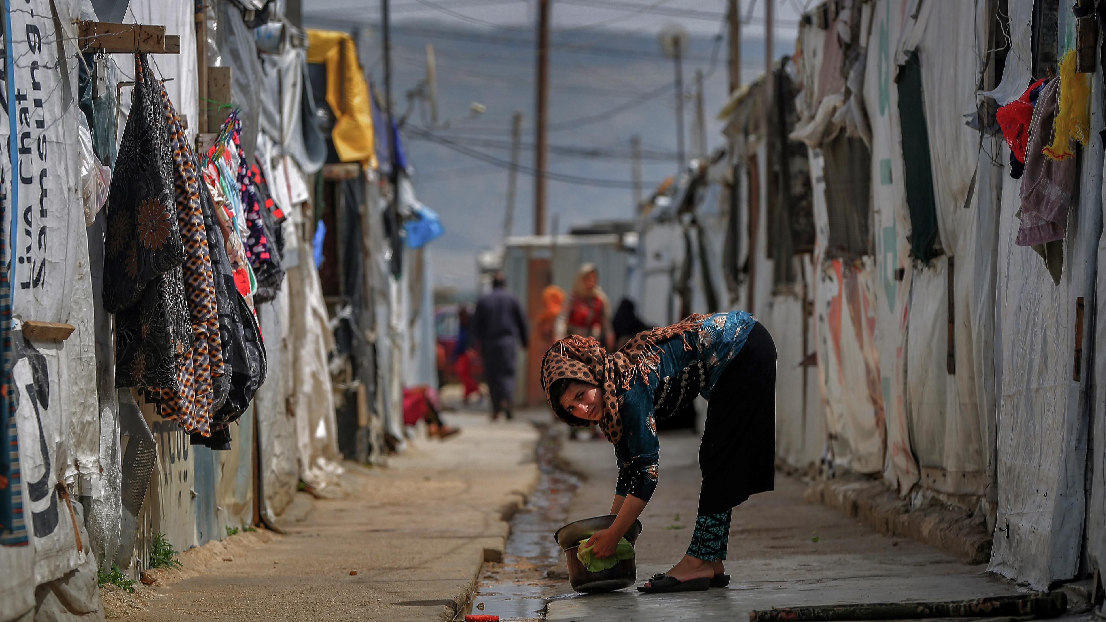 Syrische Geflüchtete im Libanon