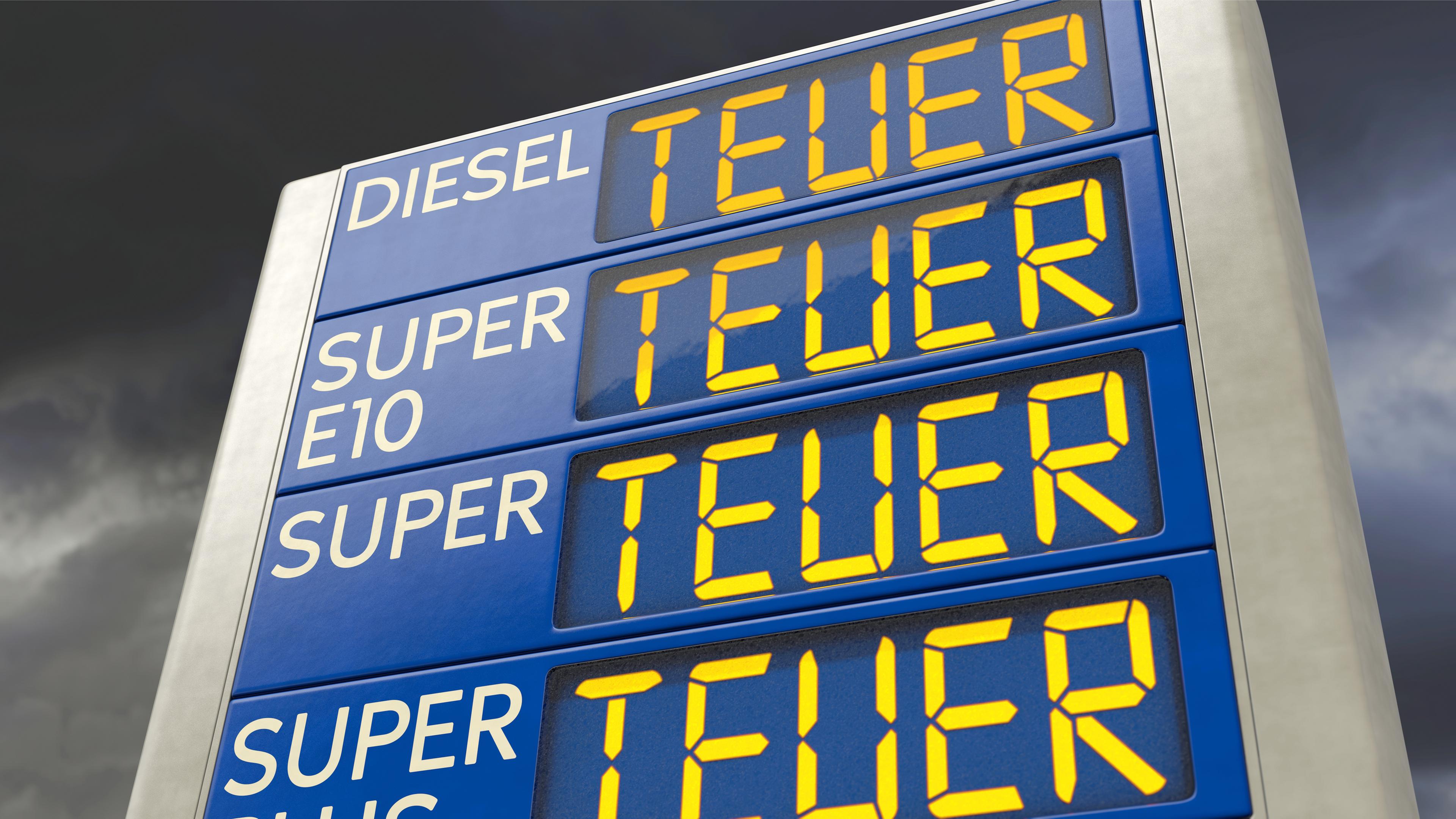 Preis für Diesel und Super steigt weiter: So viele Steuern stecken im  Spritpreis
