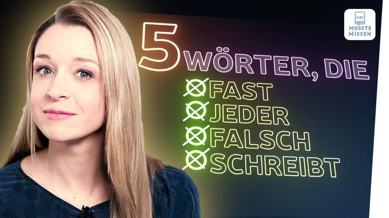 Diese Rechtschreibfehler Macht Fast Jeder! - Quiz - Musstewissen ...