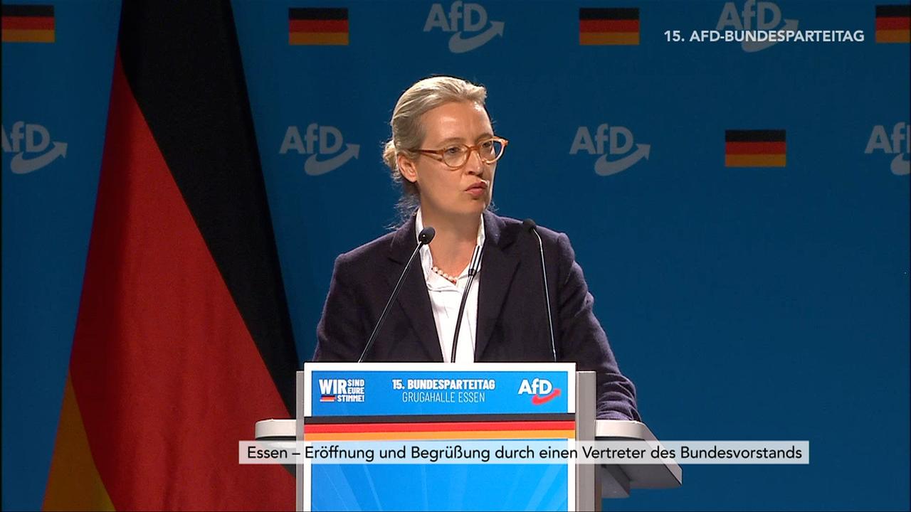 AfDParteitag Rede von Alice Weidel ZDFmediathek