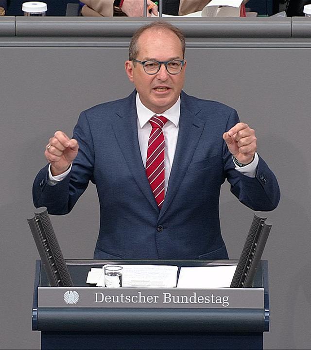 Alexander Dobrindt in der Generaldebatte