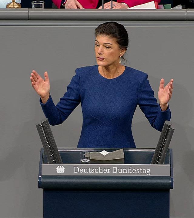 Aussprache - Sahra Wagenknecht (BSW)