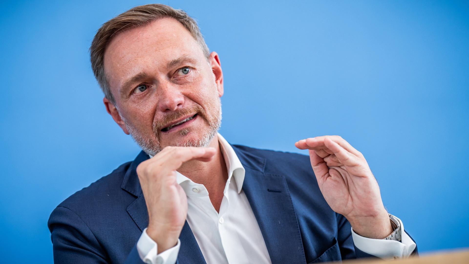 Bundeshaushalt 2025: Bundesfinanzminister Christian Lindner (FDP)