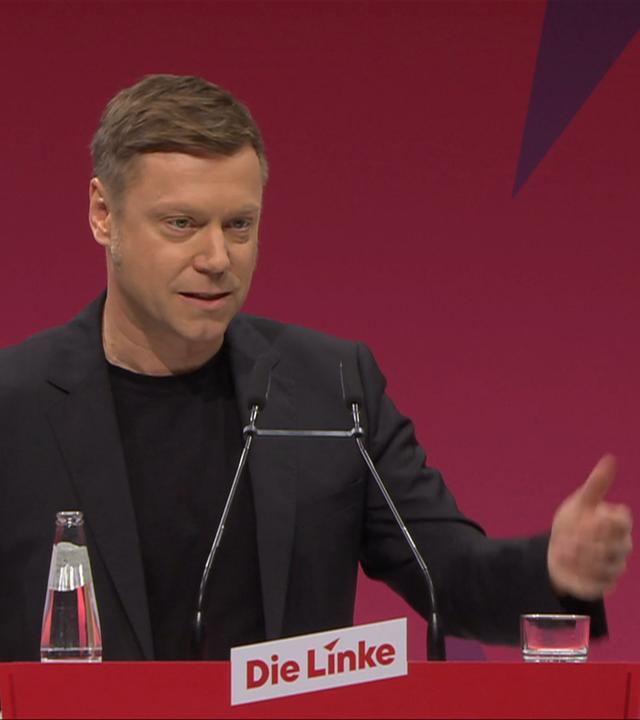 DIE LINKE Parteitag: Rede Martin Schirdewan