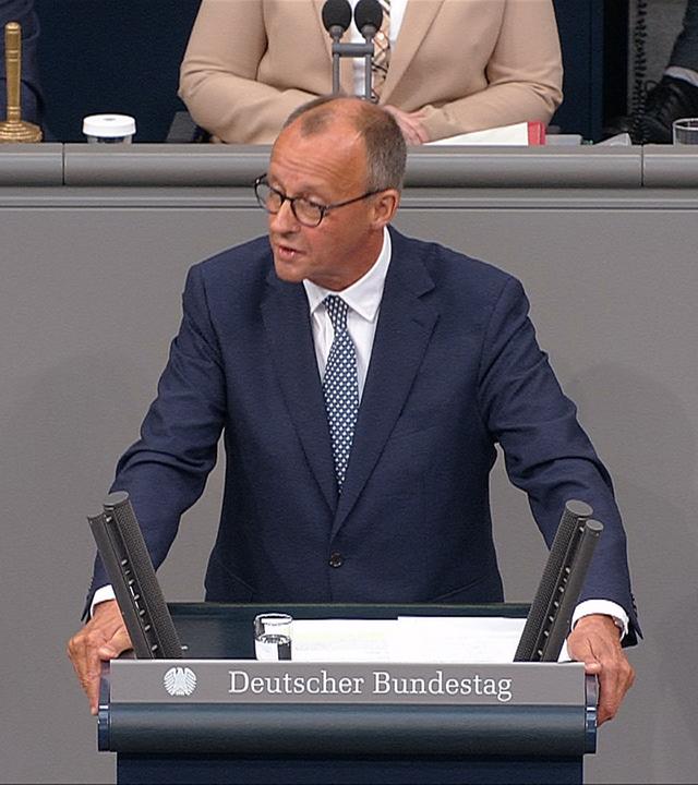 Friedrich Merz in der Generaldebatte