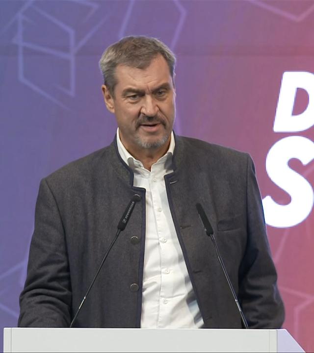 Markus Söder (CSU) bei der Jungen Union