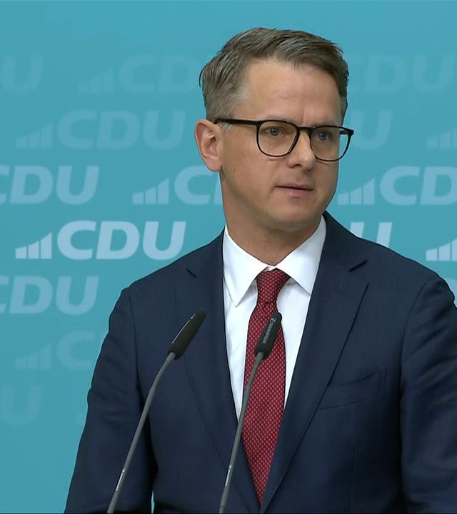 Pressekonferenz der CDU