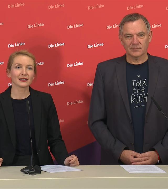 Pressekonferenz Die Linke