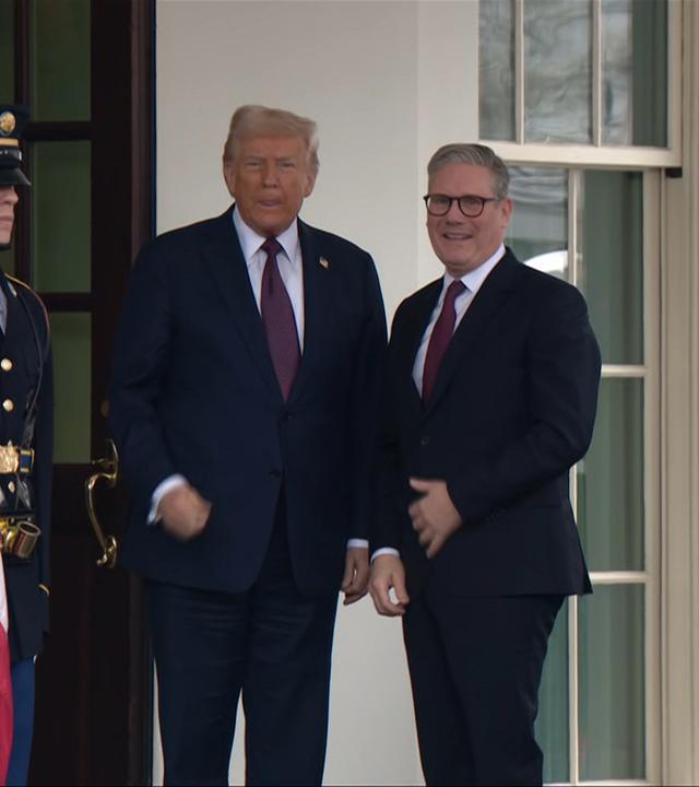 Pressekonferenz Trump und Starmer