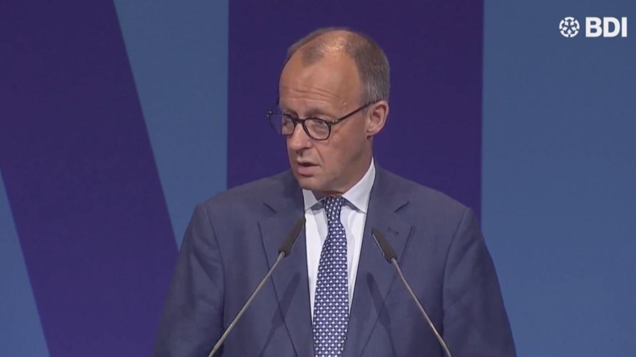 Rede Friedrich Merz beim TDI - ZDFmediathek